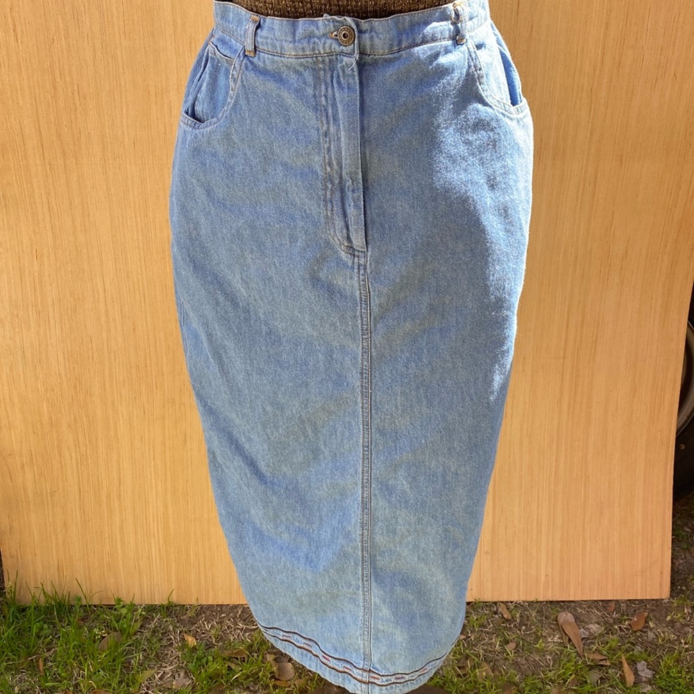 Vintage Denim Skirt Sz S